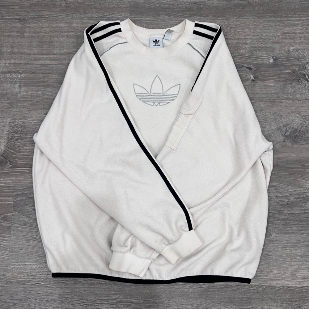 Adidas White Crewneck M